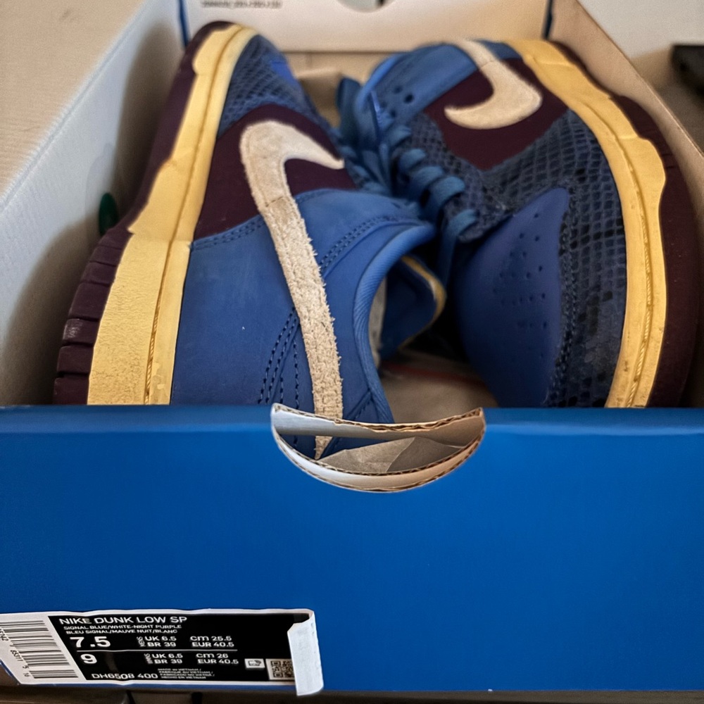 Nike Dunk Low x UNDEFEATED 7.5 M | 9 W